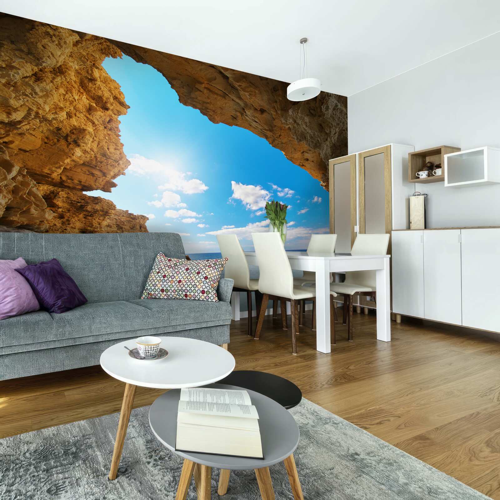 Fototapeta obloha nad oceánom je úplne jasná