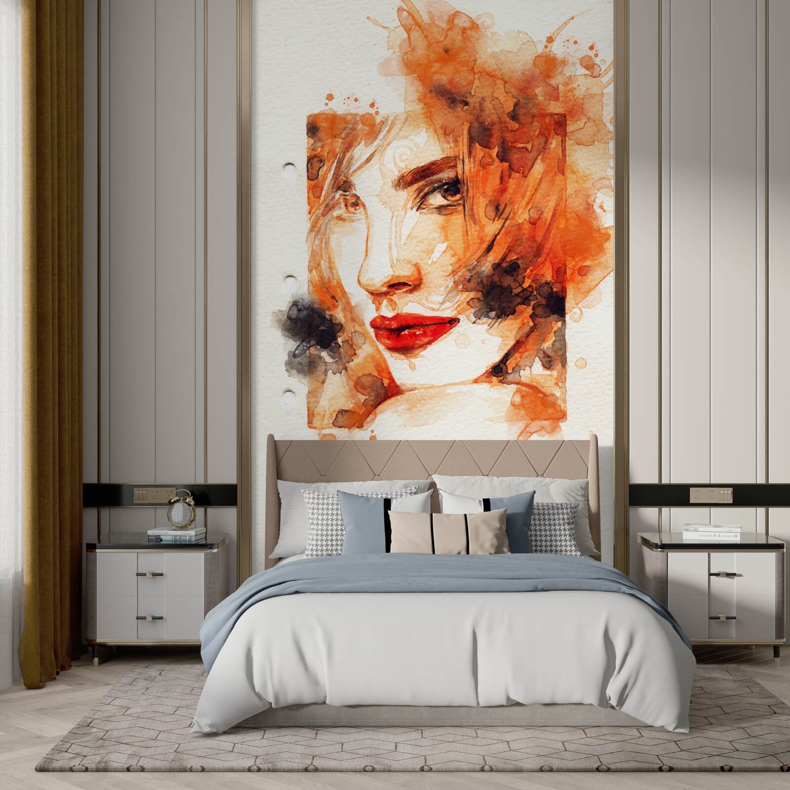 Fototapeta žena v jesenných farbách