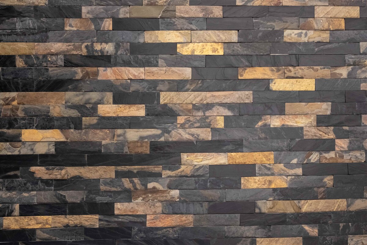 Fototapeta čierno-zlatý kameň umiestnený vodorovne