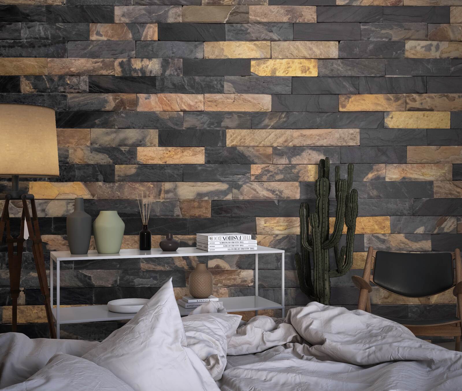 Fototapeta čierno-zlatý kameň umiestnený vodorovne