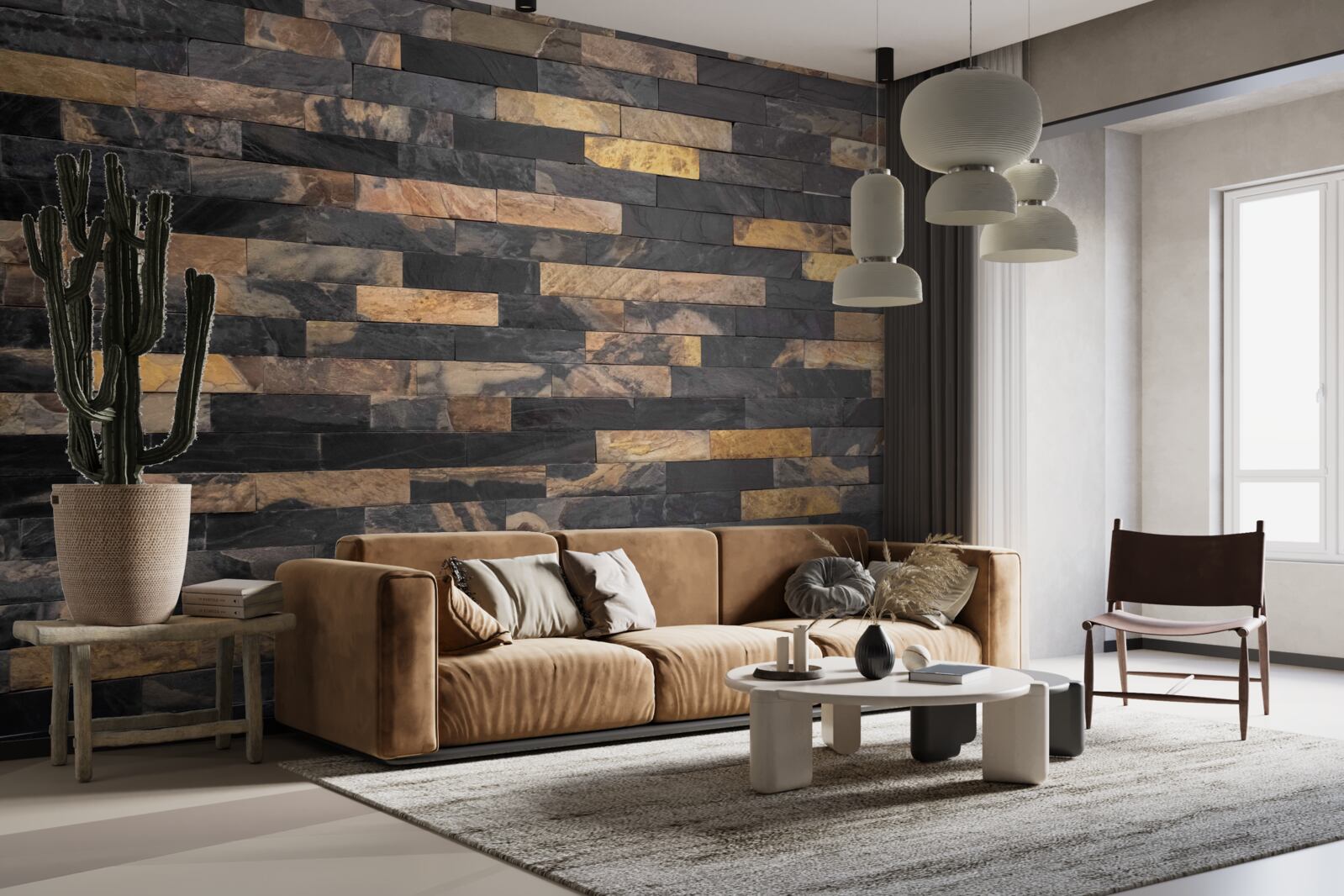 Fototapeta čierno-zlatý kameň umiestnený vodorovne