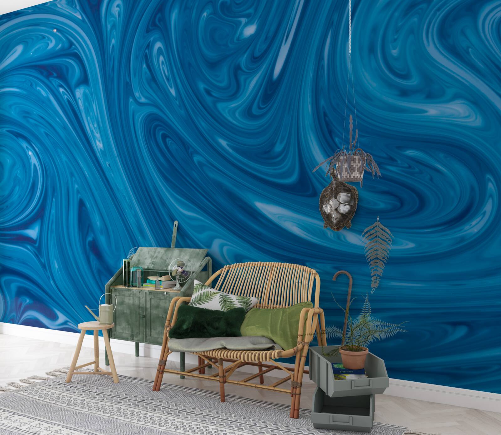 Fototapeta výkyvy modrého mora