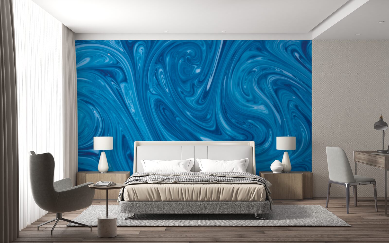 Fototapeta výkyvy modrého mora