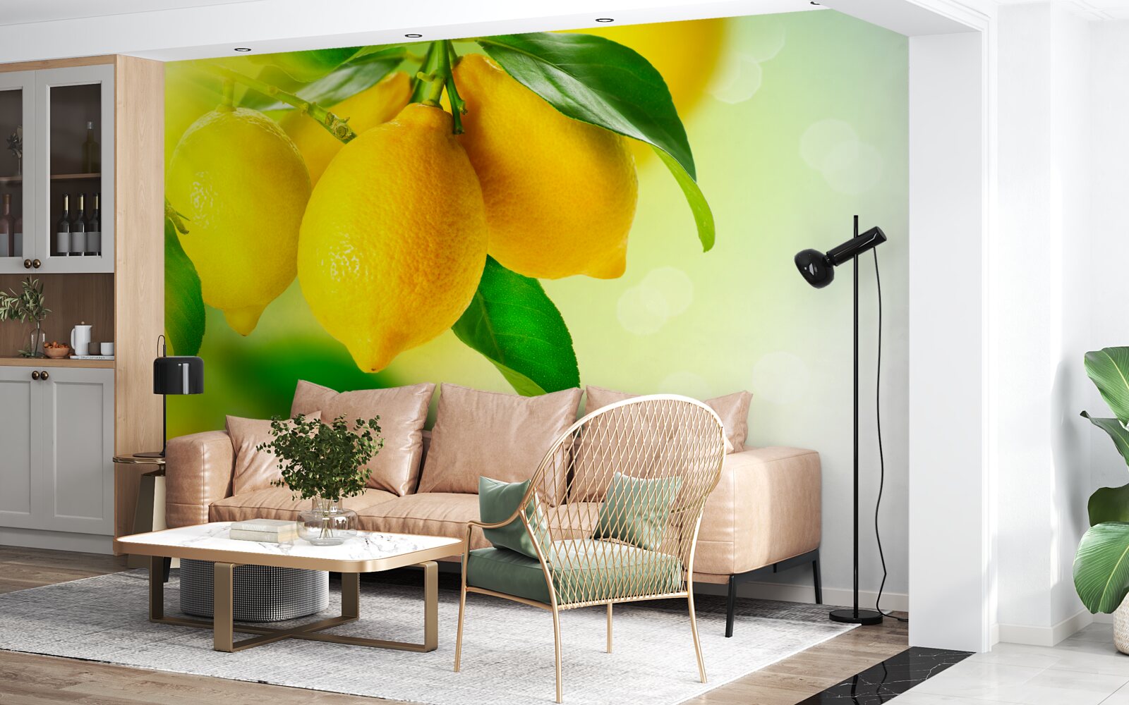 Fototapeta citróny majú bohatú žltú farbu