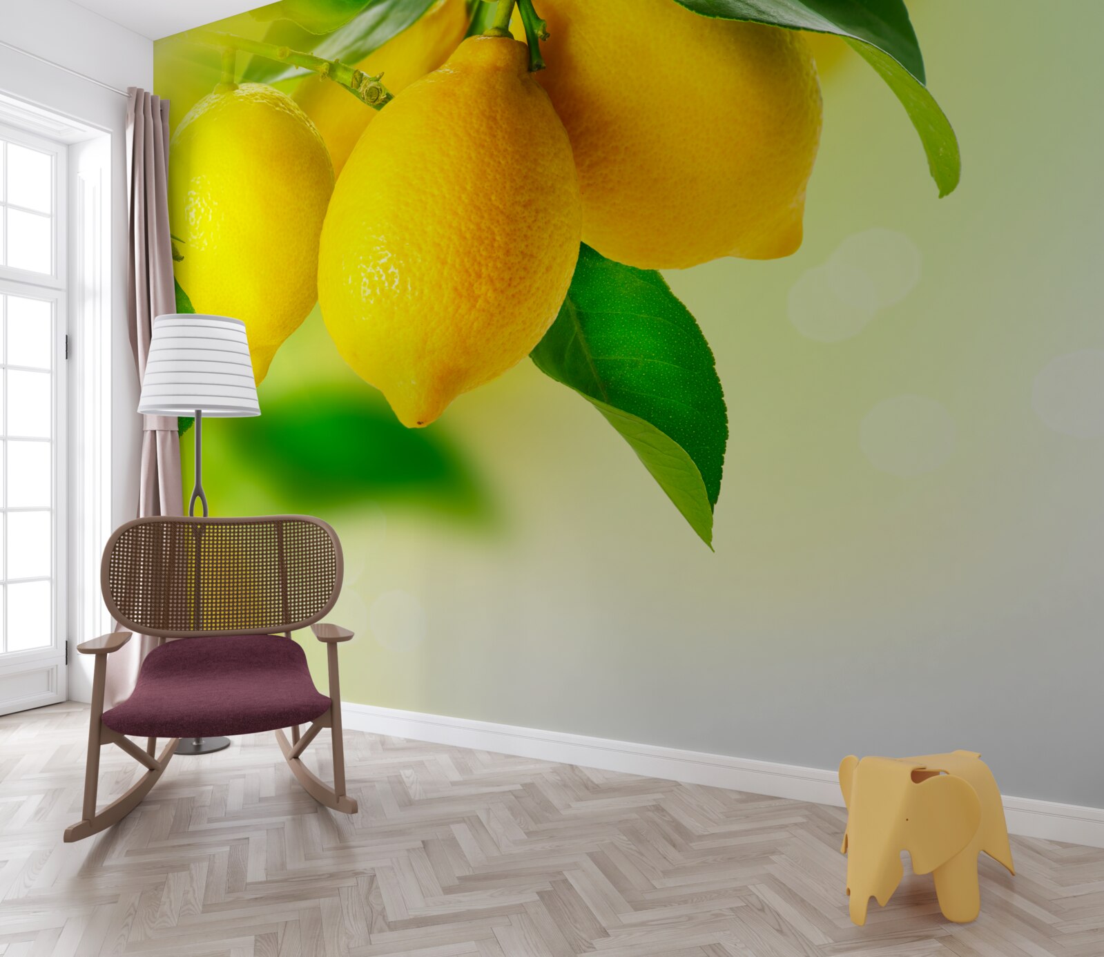 Fototapeta citróny majú bohatú žltú farbu