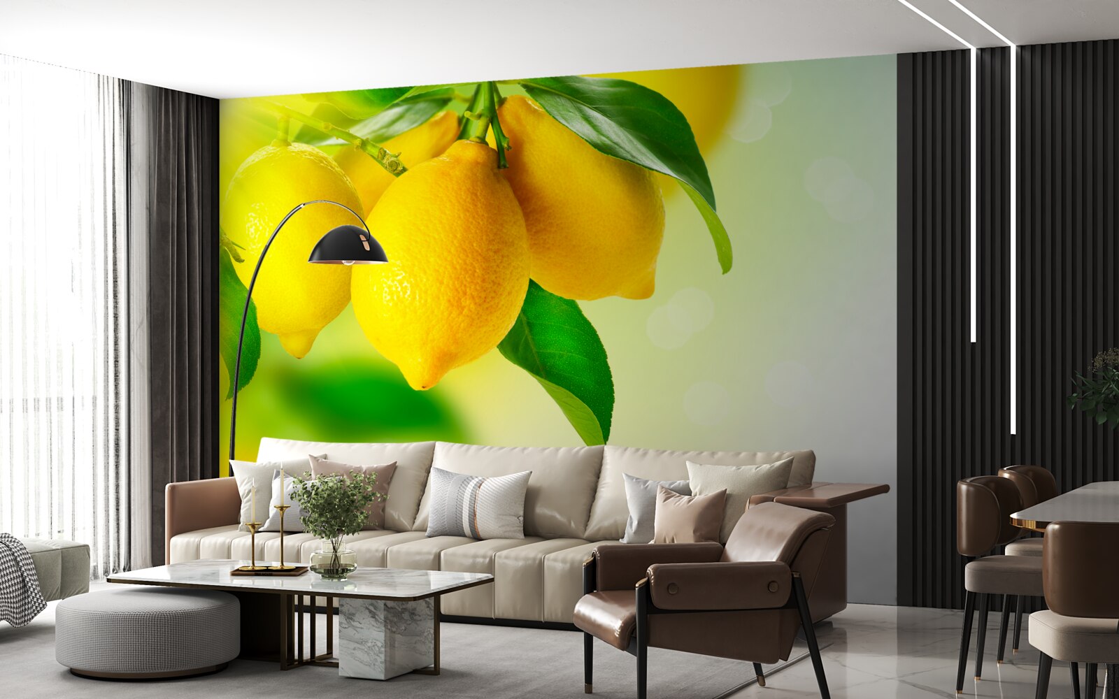 Fototapeta citróny majú bohatú žltú farbu