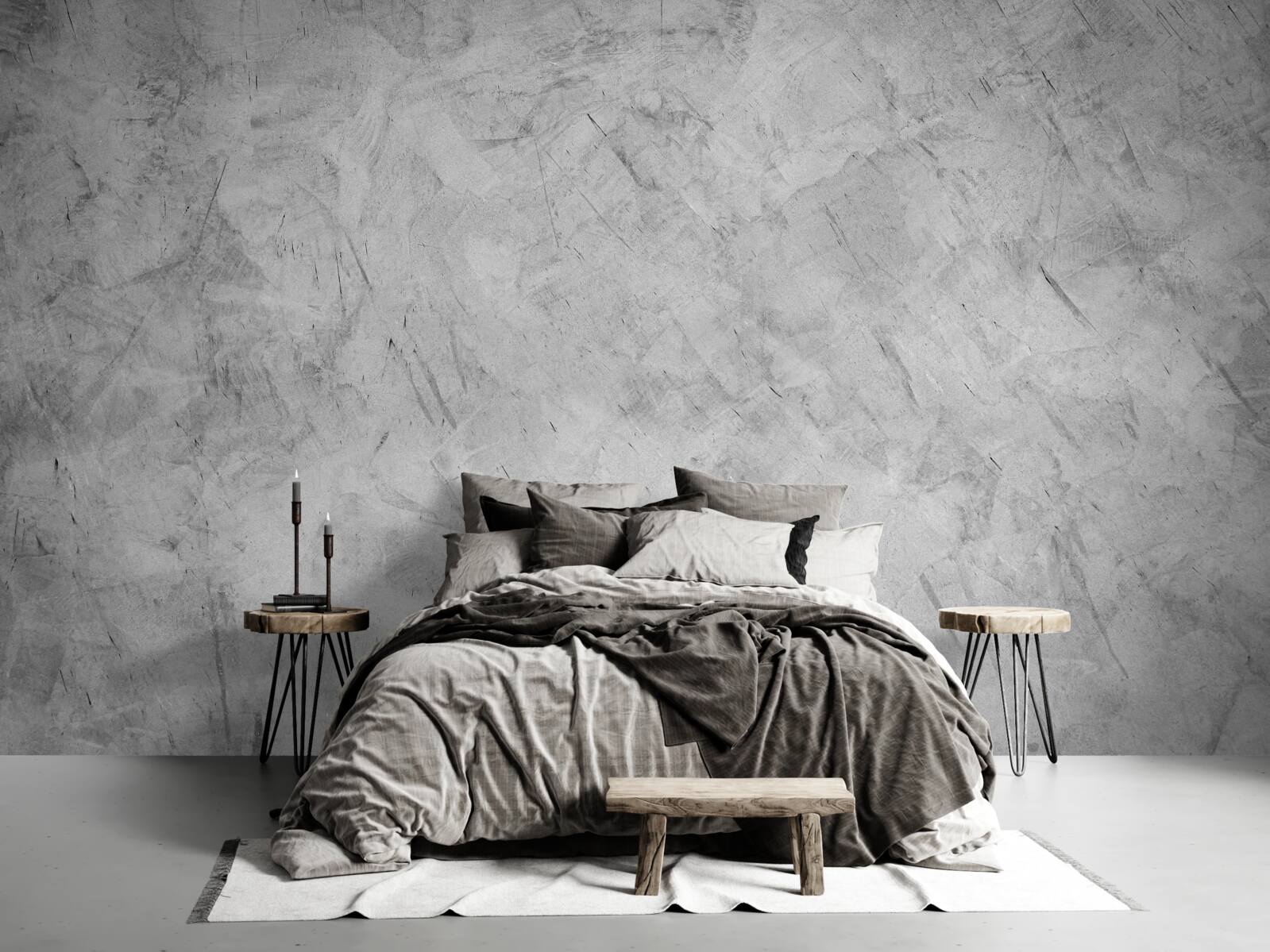 Fototapeta silný dážď v lese ponorenom do hmly