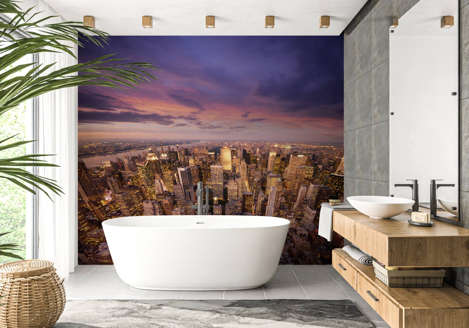 Fototapeta obrovské mrakodrapy gigantického mesta