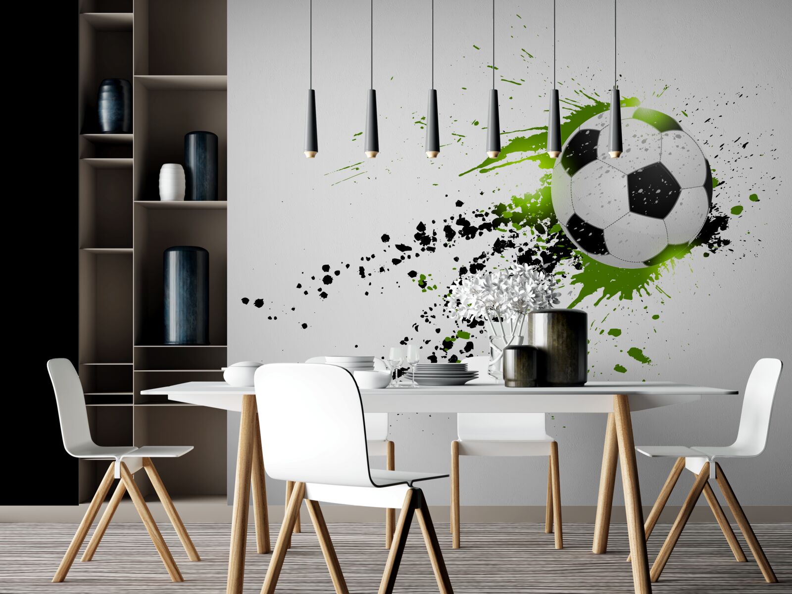 Fototapeta futbalová lopta na bielom pozadí