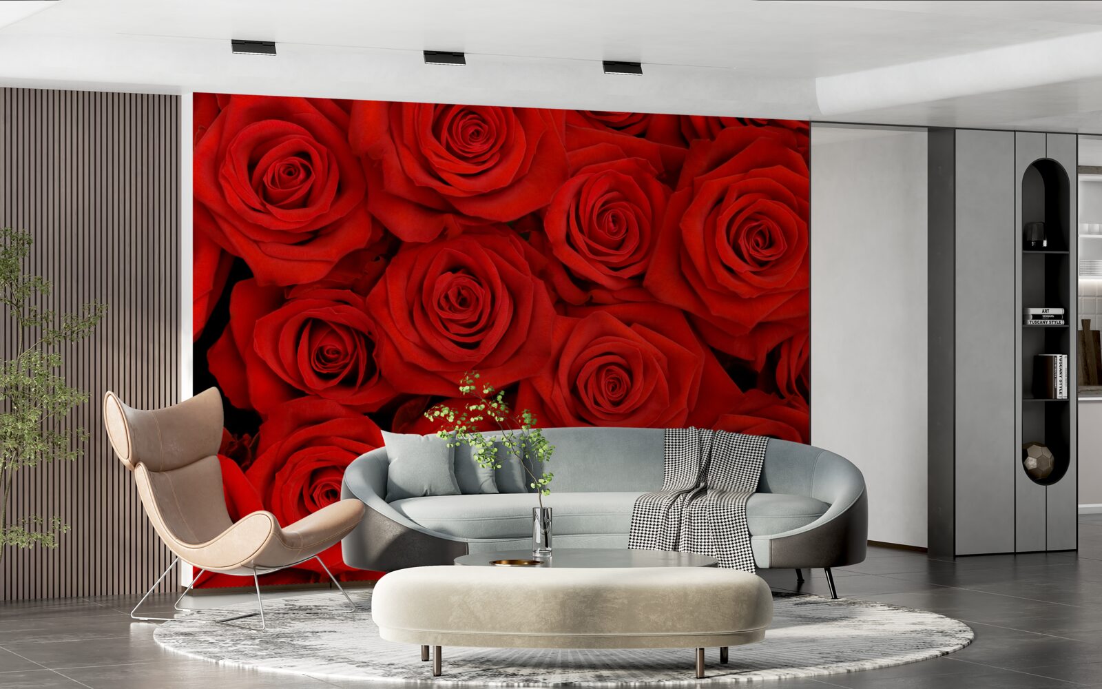 Fototapeta kytica červených ruží