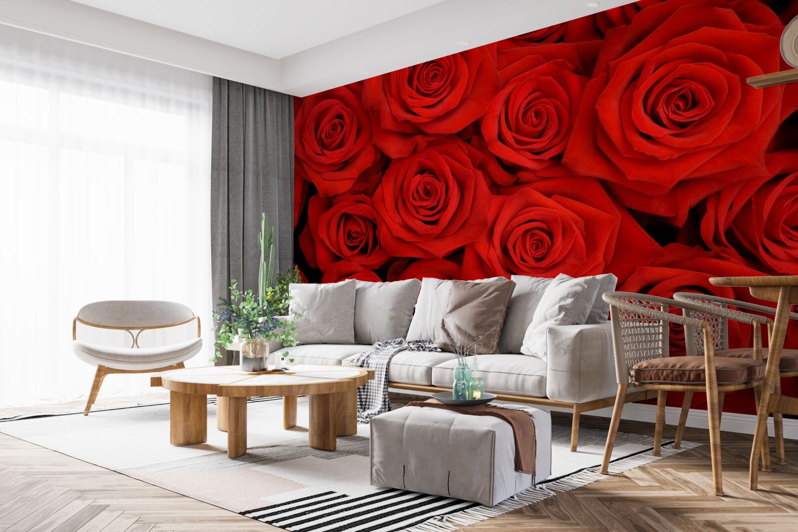 Fototapeta kytica červených ruží