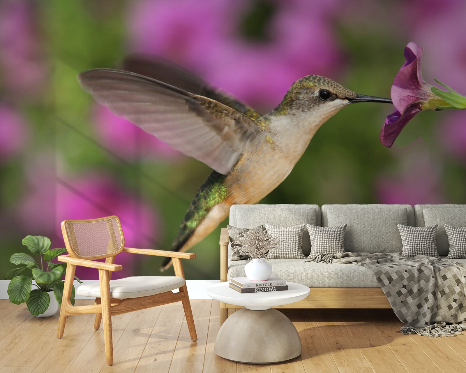 Fototapeta nektár uhasí smäd kolibríkov