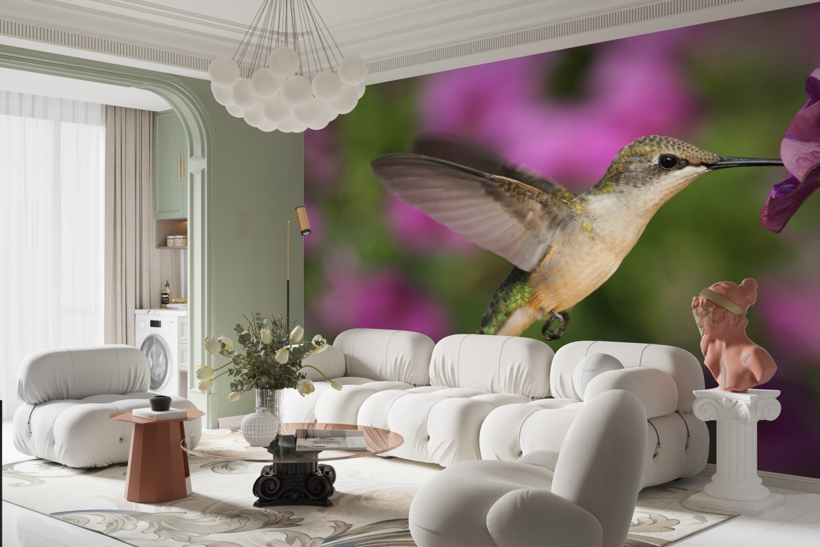 Fototapeta nektár uhasí smäd kolibríkov