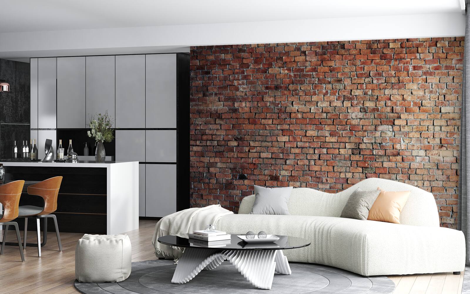 Fototapeta stará tehlová stena