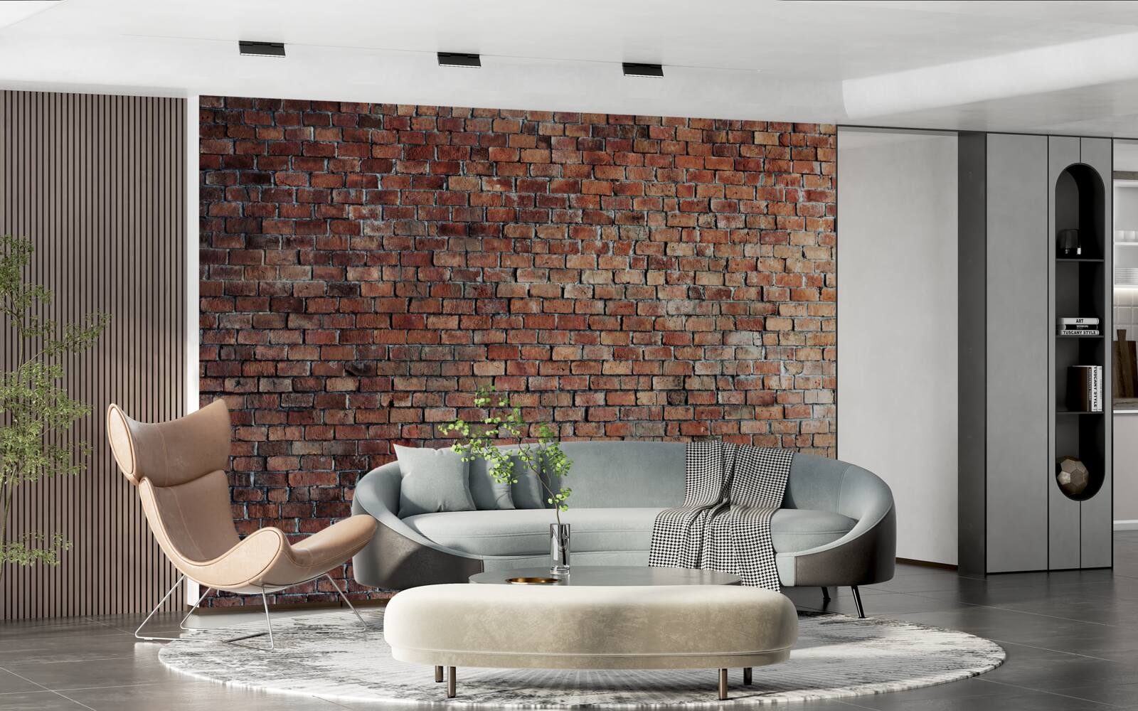 Fototapeta stará tehlová stena