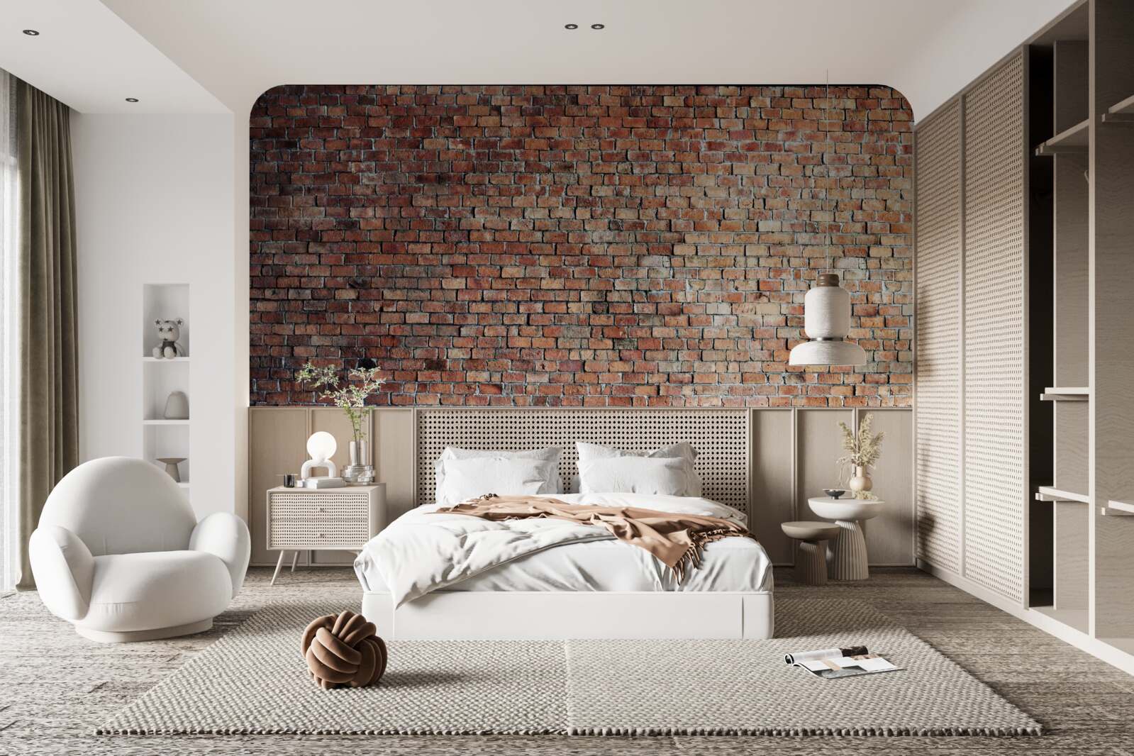 Fototapeta stará tehlová stena