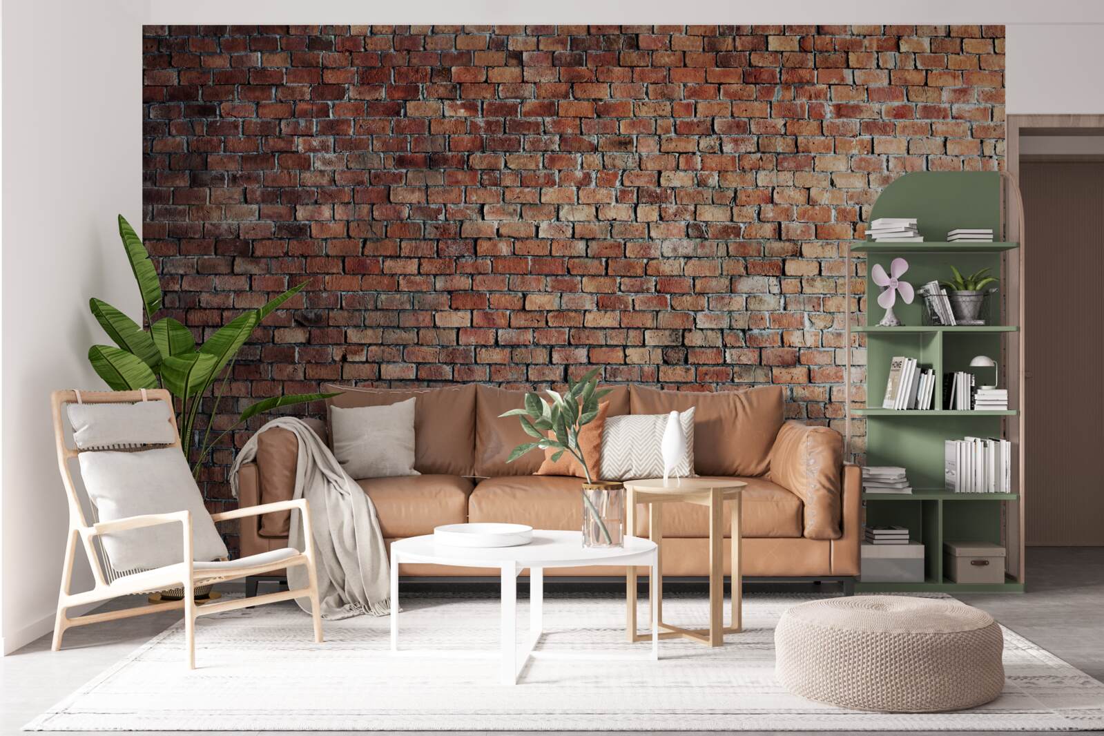 Fototapeta stará tehlová stena