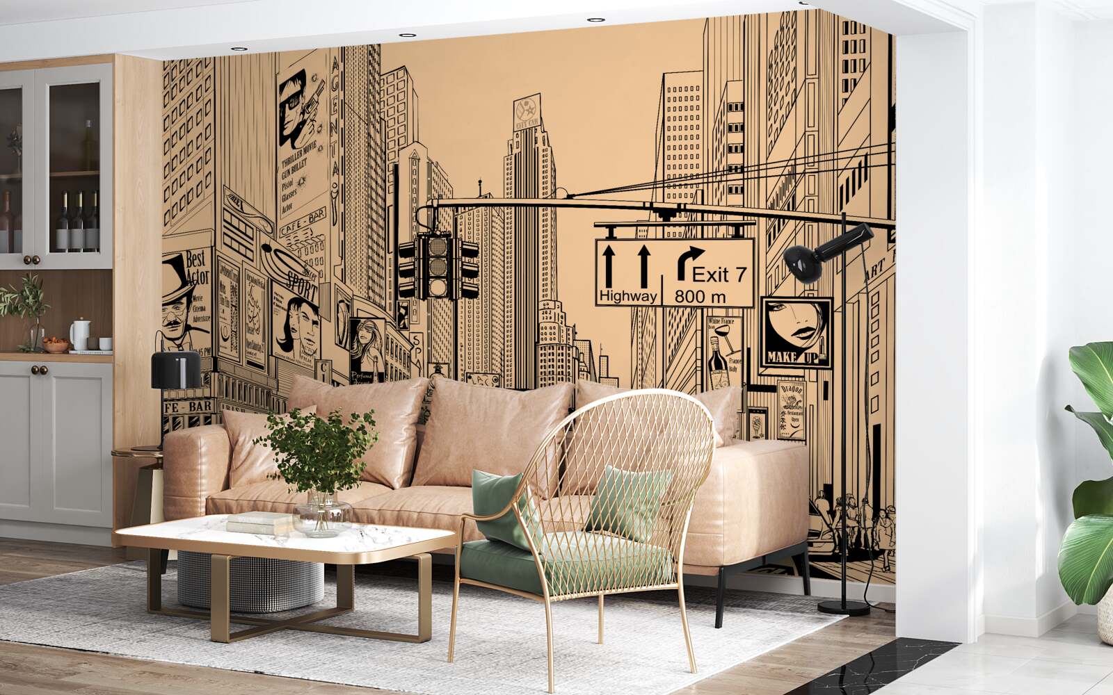 Fototapeta časová štvorcová kresba na papieri ceruzkou