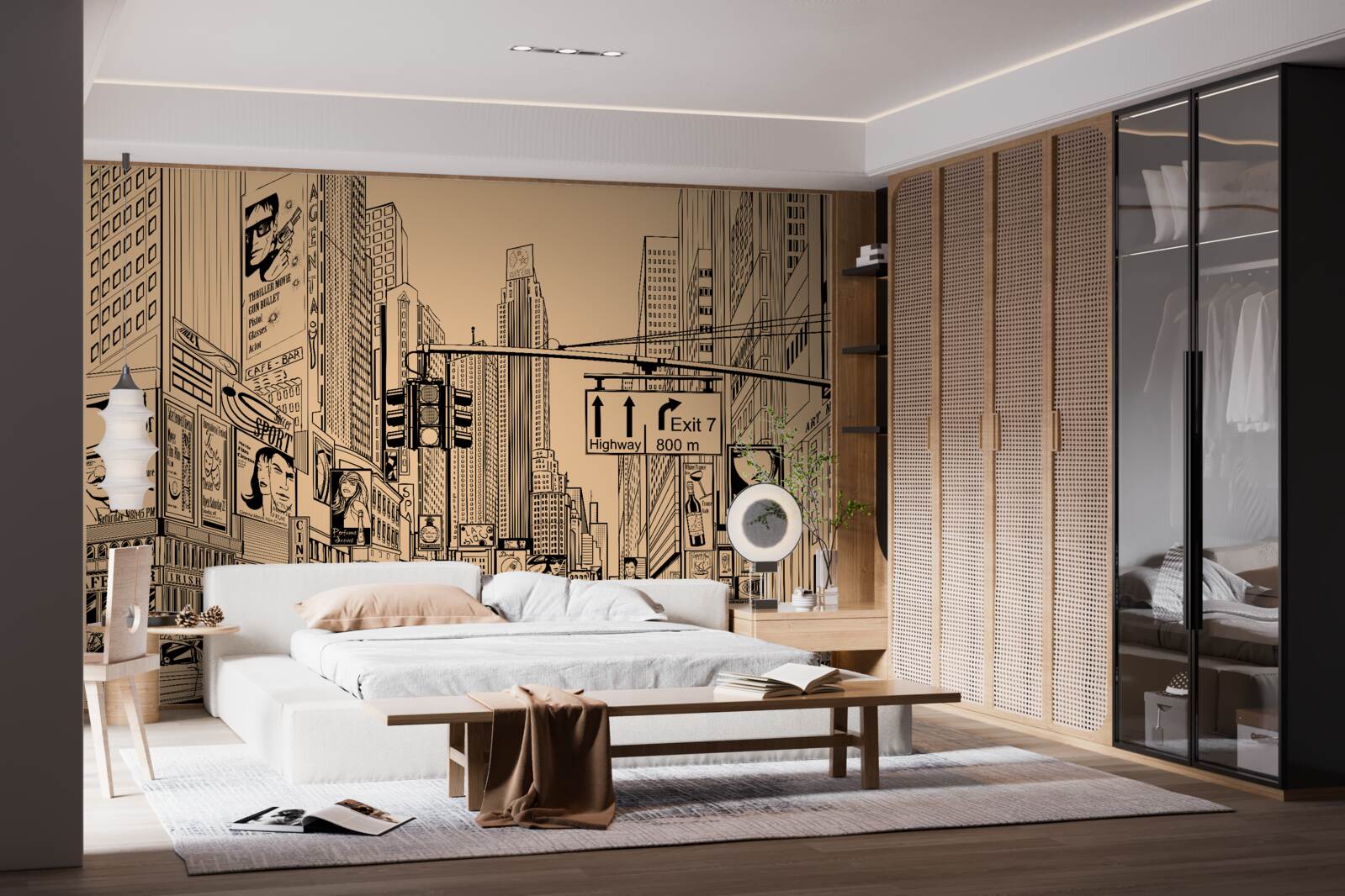 Fototapeta časová štvorcová kresba na papieri ceruzkou