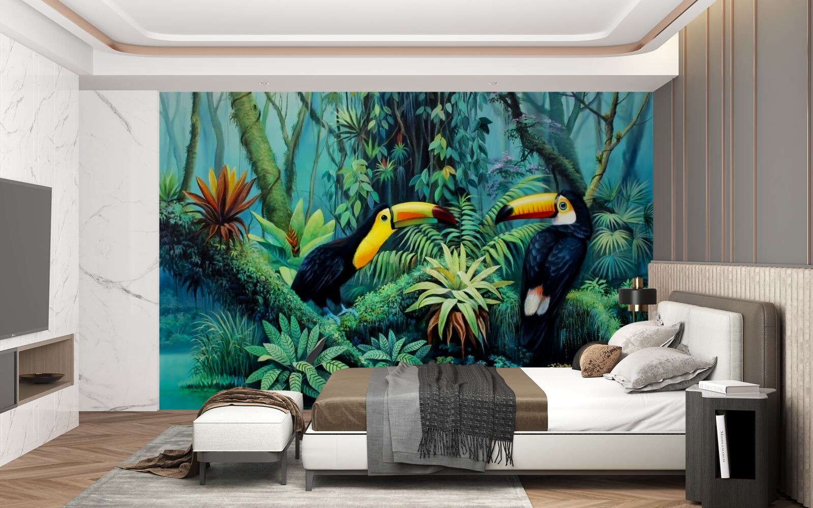 Fototapeta vtáčia fauna tropických pralesov