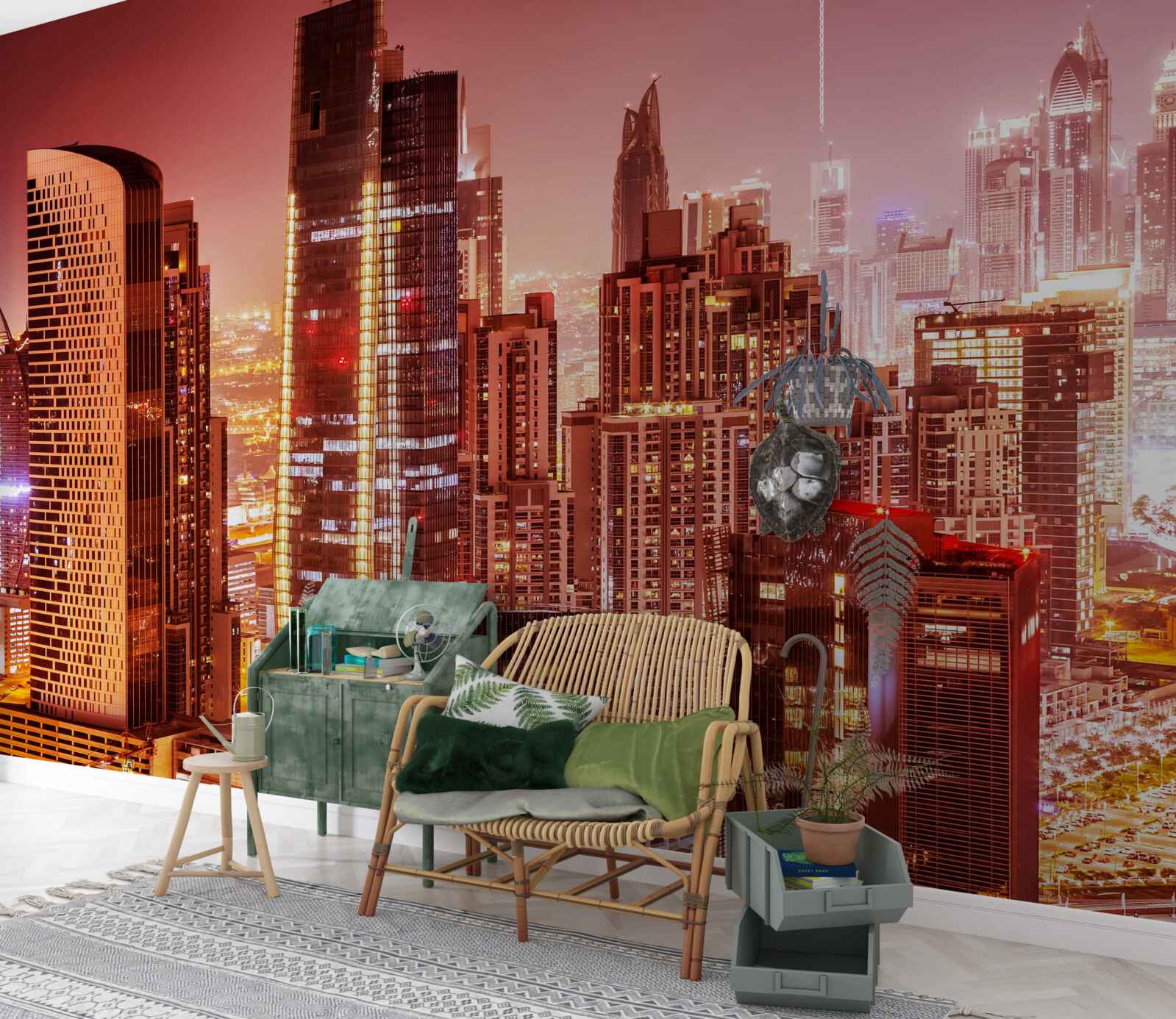 Fototapeta ruch mesta v nočnom svetle