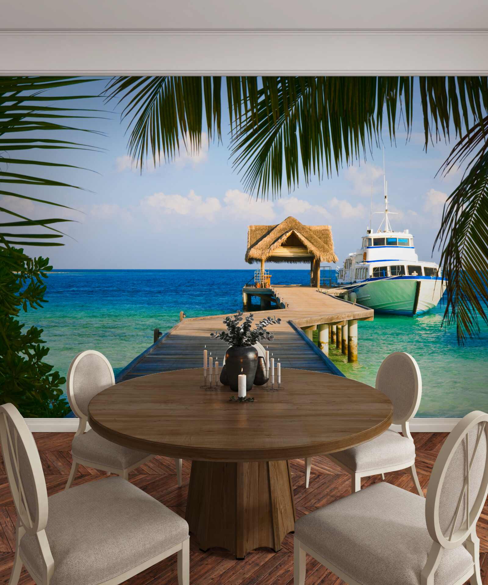 Fototapeta Loď v prístave