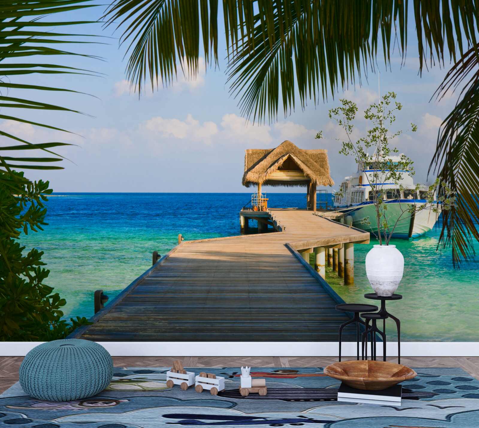 Fototapeta Loď v prístave