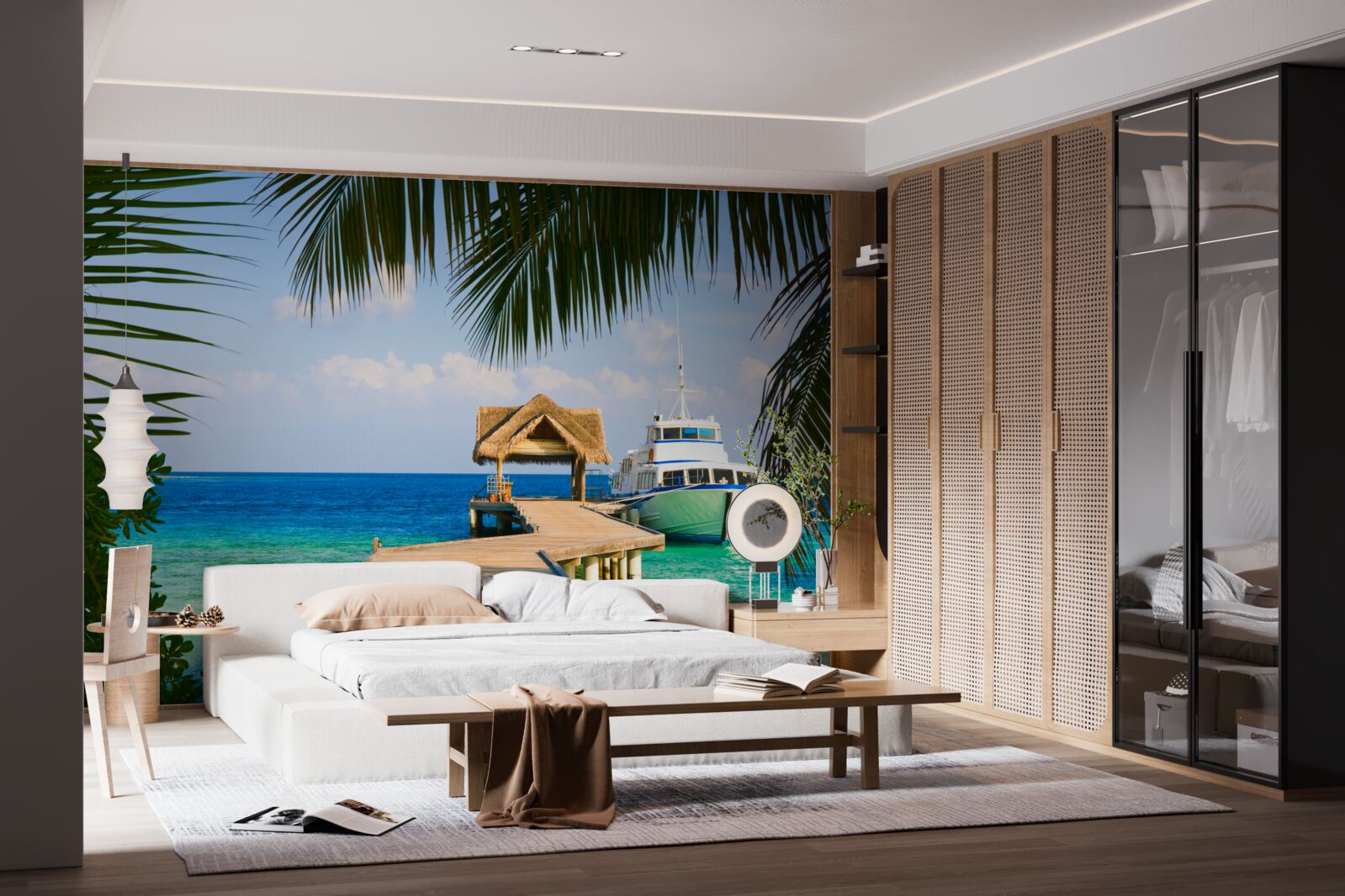 Fototapeta Loď v prístave