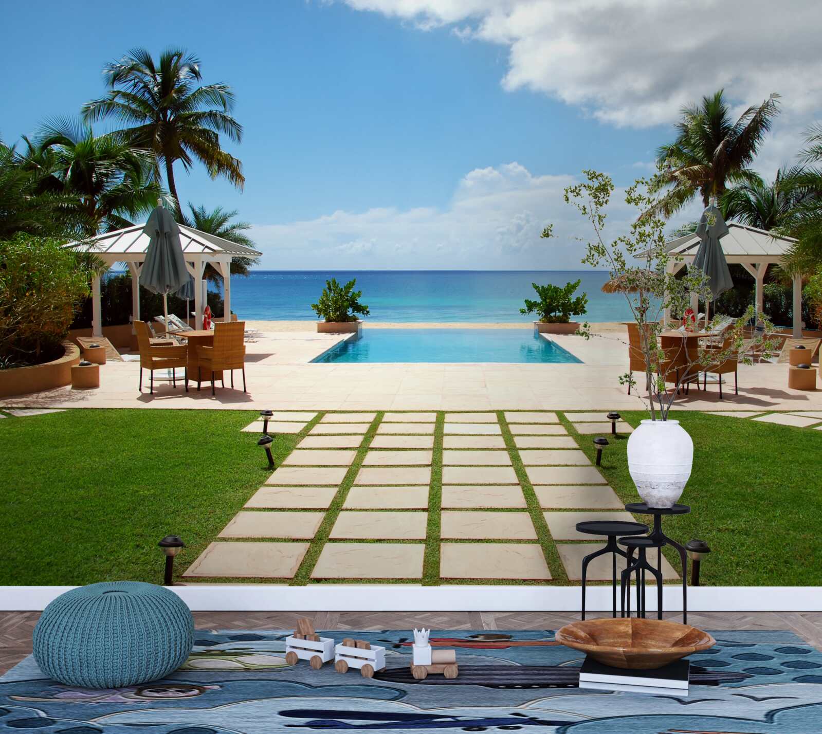 Fototapeta morský bazén