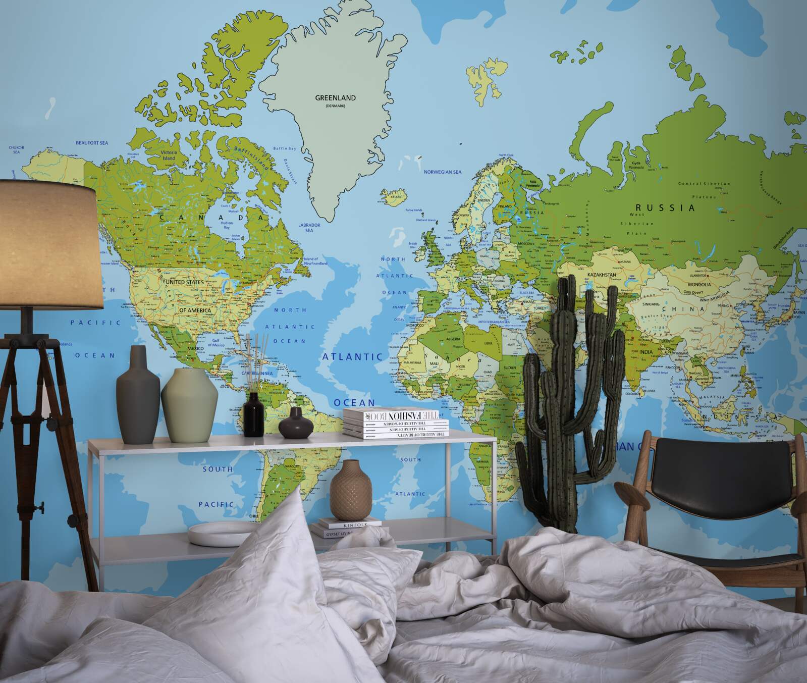 Fototapeta tradičná mapa sveta