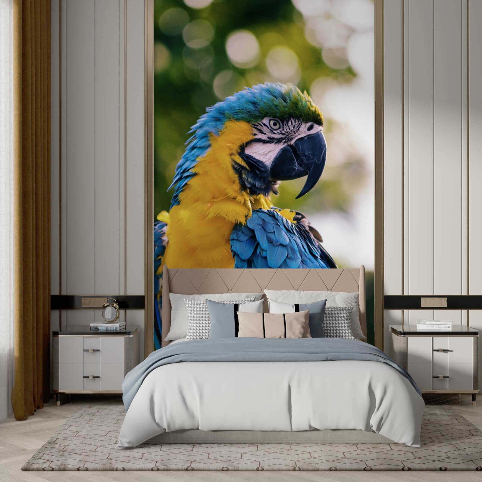 Fototapeta obraz atraktívneho papagája