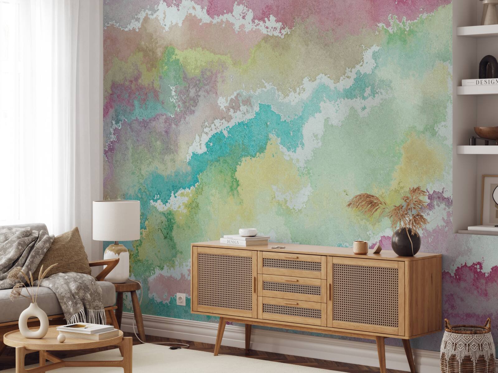 Fototapeta abstraktná polárna žiara