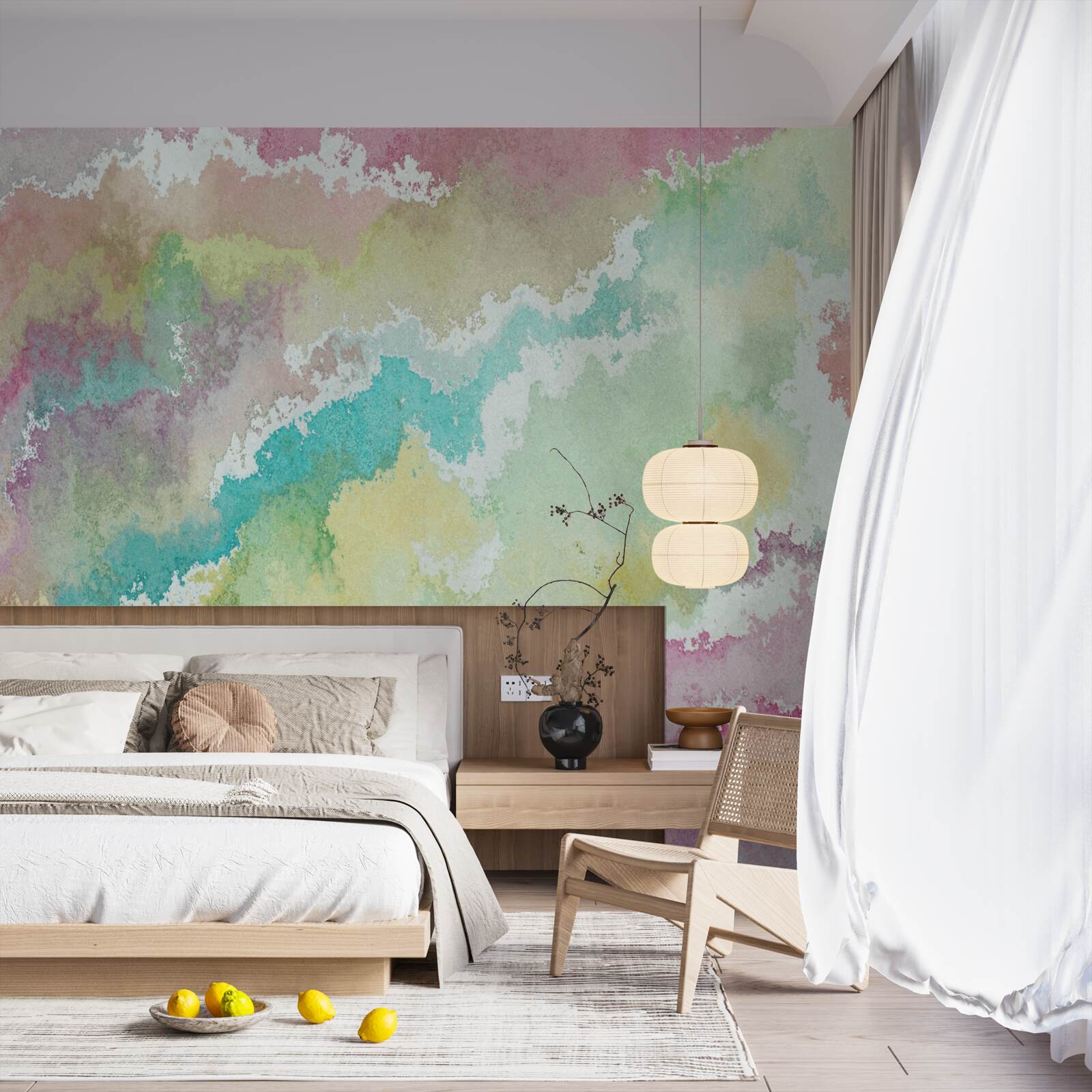 Fototapeta abstraktná polárna žiara