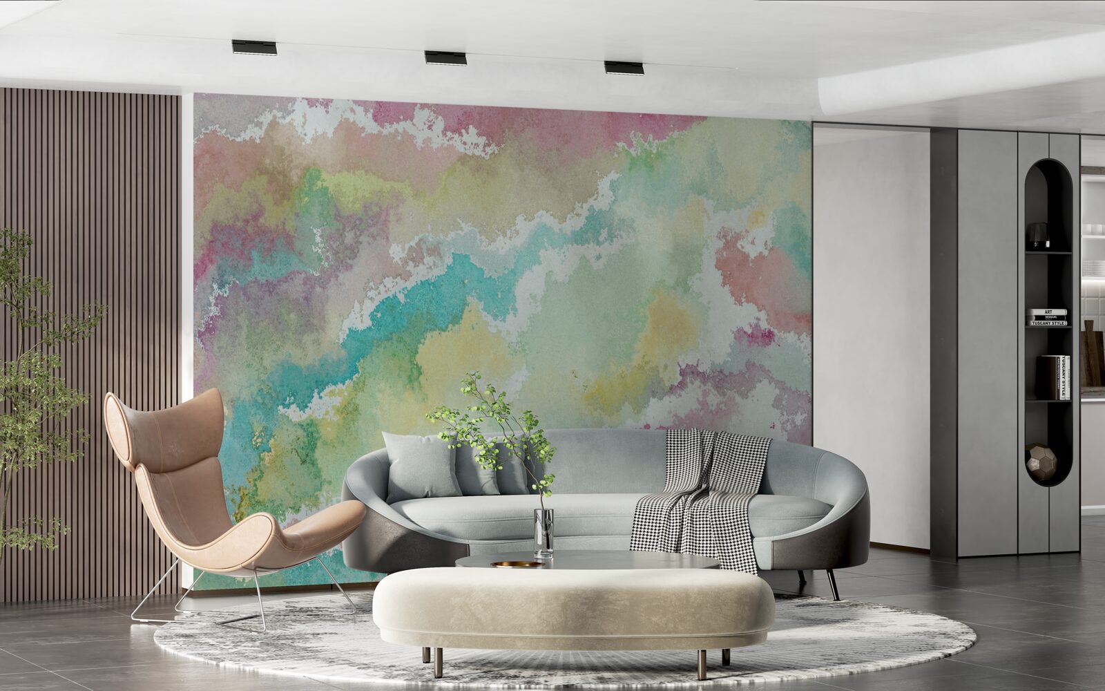 Fototapeta abstraktná polárna žiara