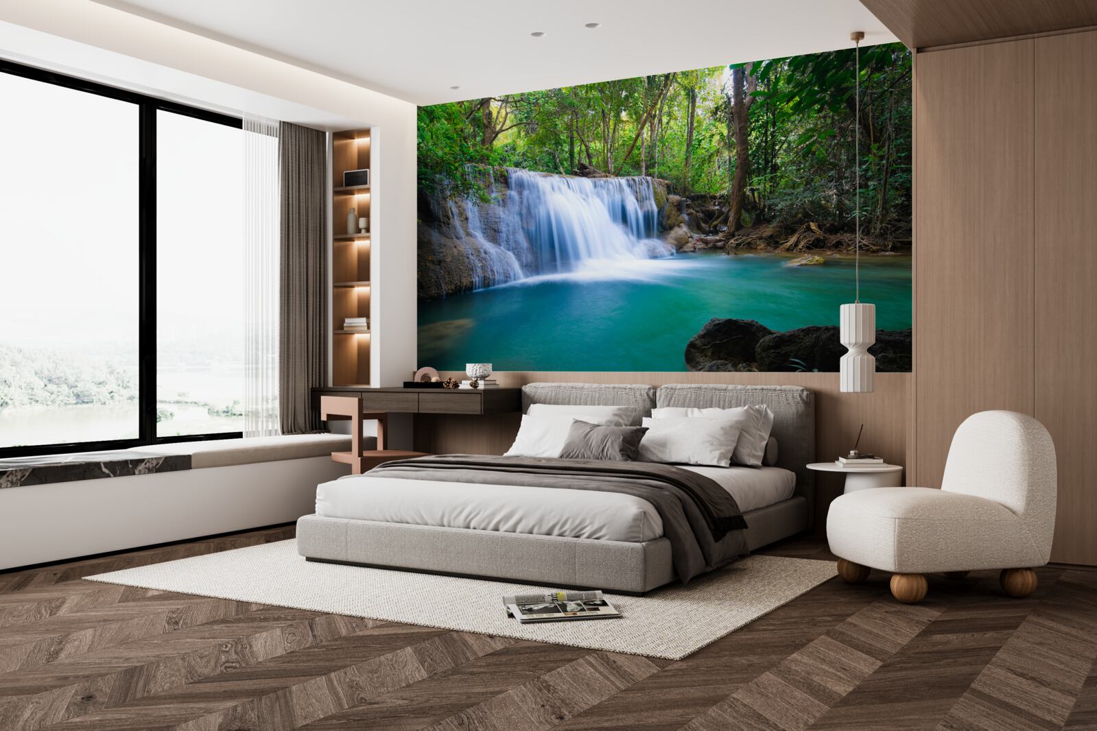 Fototapeta neuveriteľne čisté vody lesnej napájačky