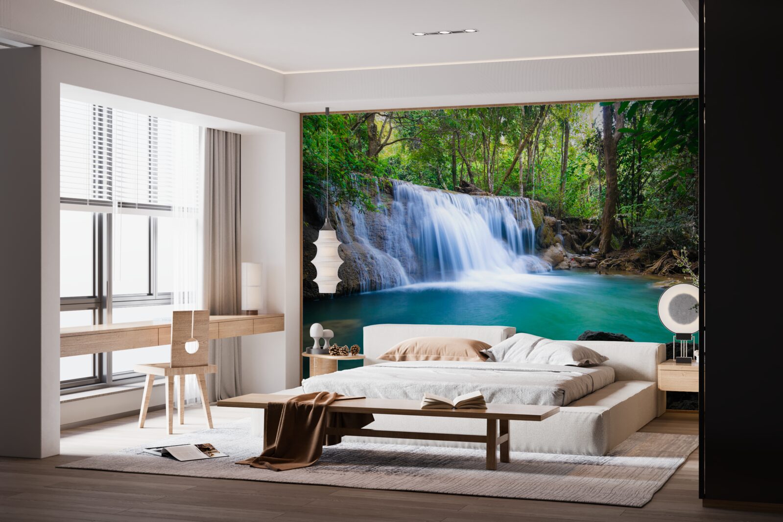 Fototapeta neuveriteľne čisté vody lesnej napájačky