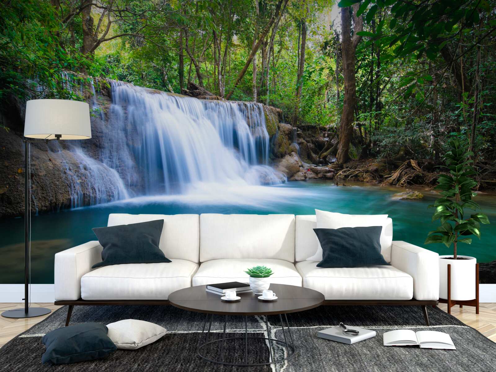 Fototapeta neuveriteľne čisté vody lesnej napájačky