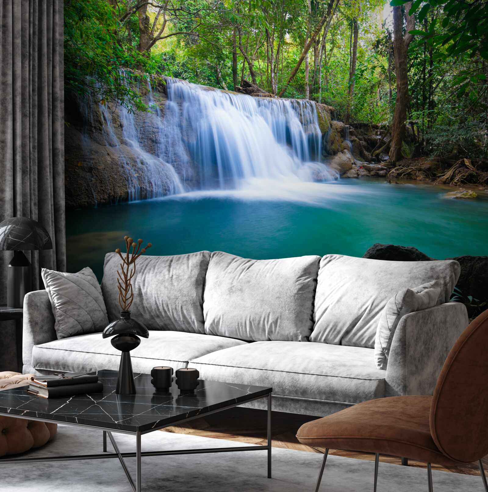 Fototapeta neuveriteľne čisté vody lesnej napájačky