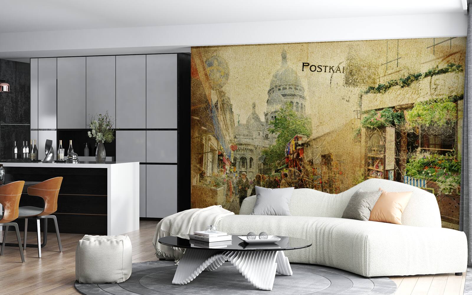 Fototapeta stará fotka mesta