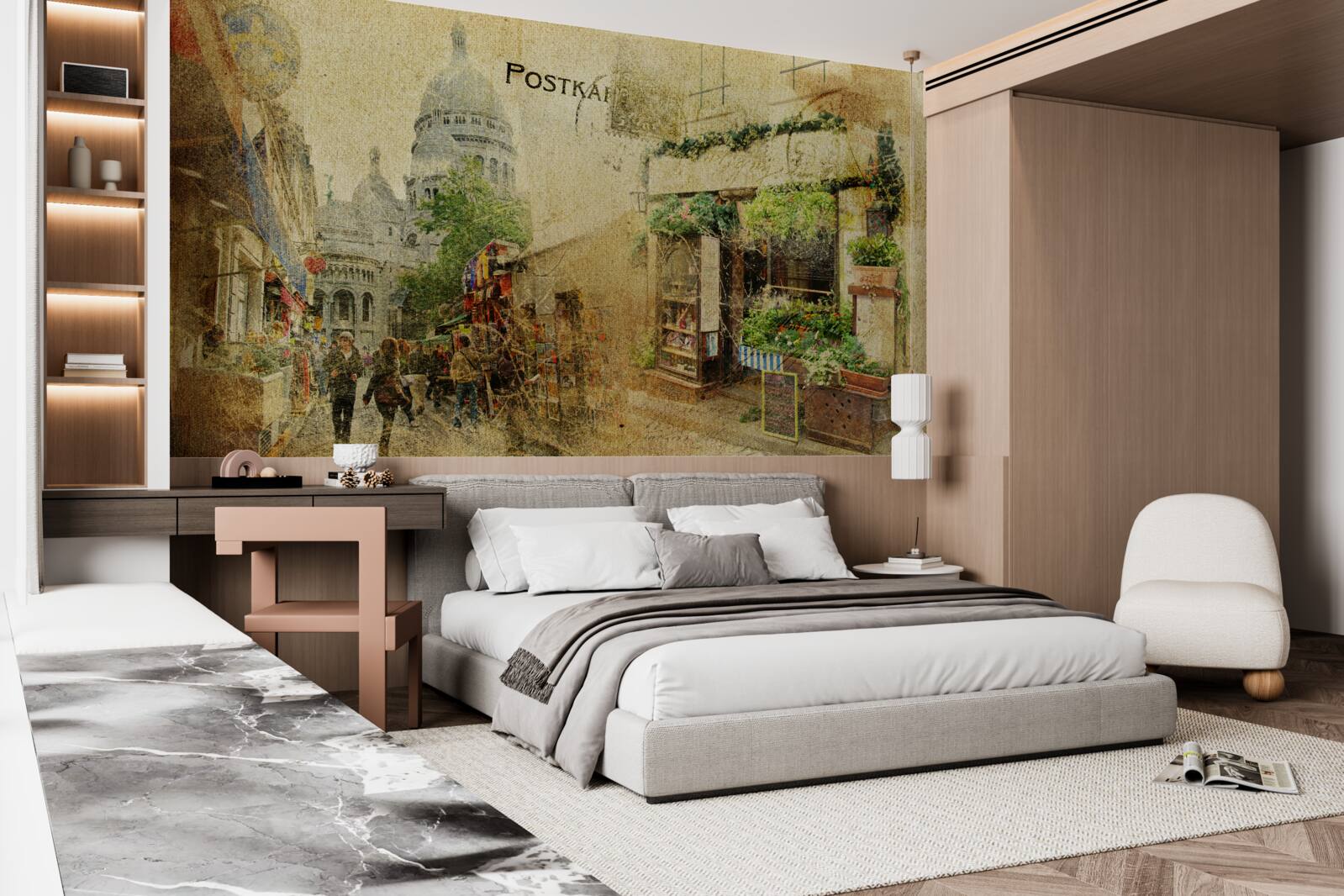 Fototapeta stará fotka mesta