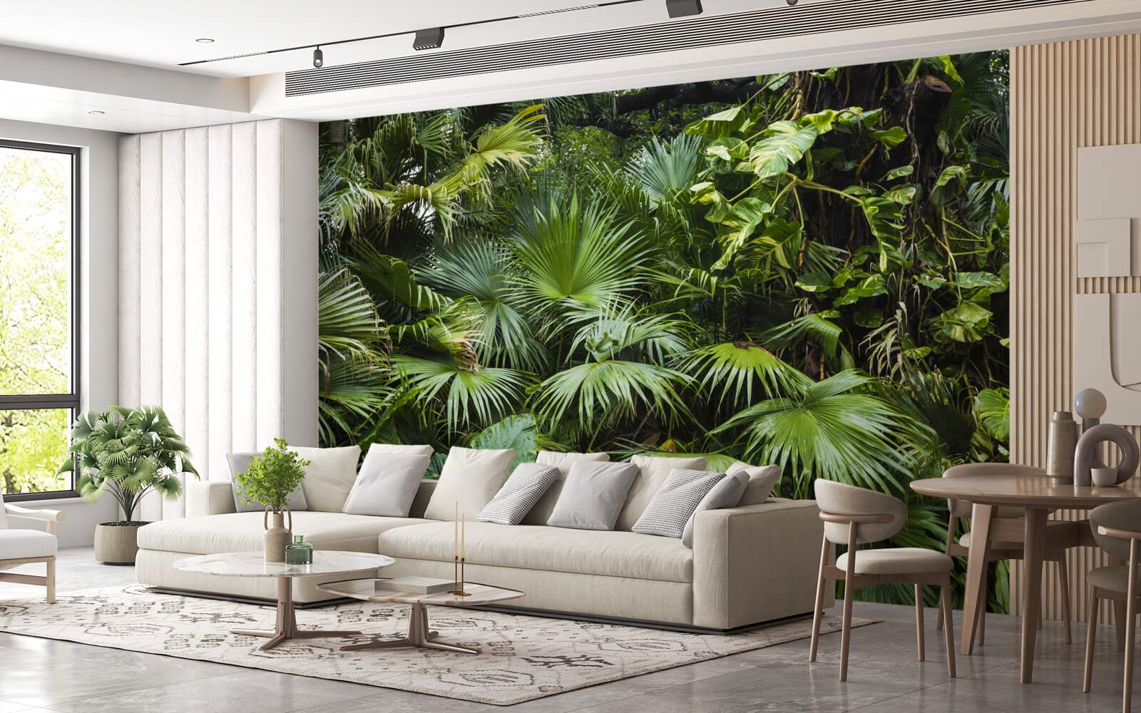 Fototapeta trópy sú bohaté na zelenú vegetáciu