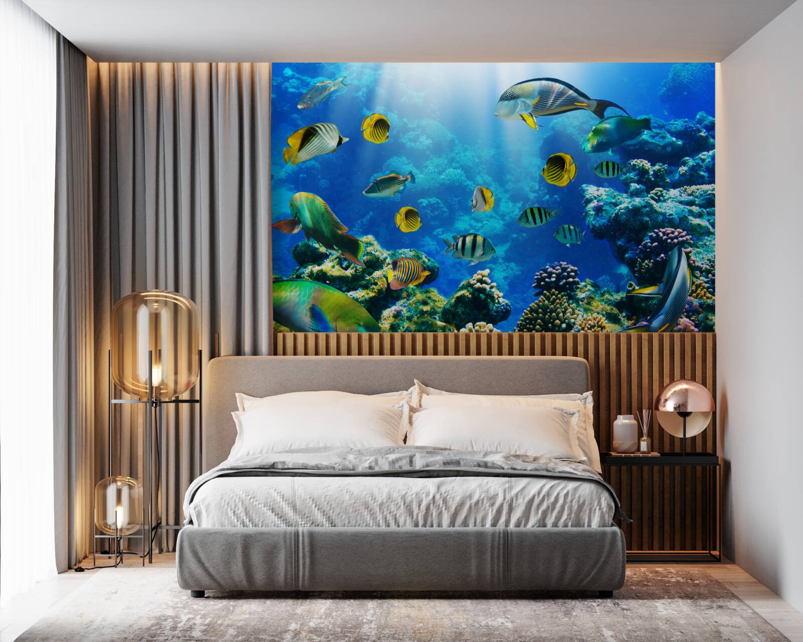 Fototapeta vodní obyvatelia v hlbinách