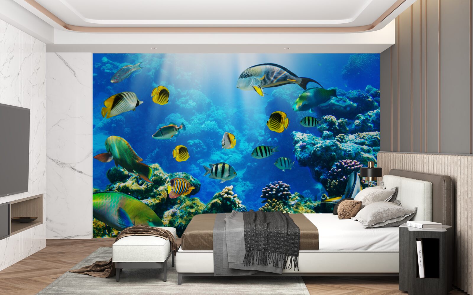 Fototapeta vodní obyvatelia v hlbinách