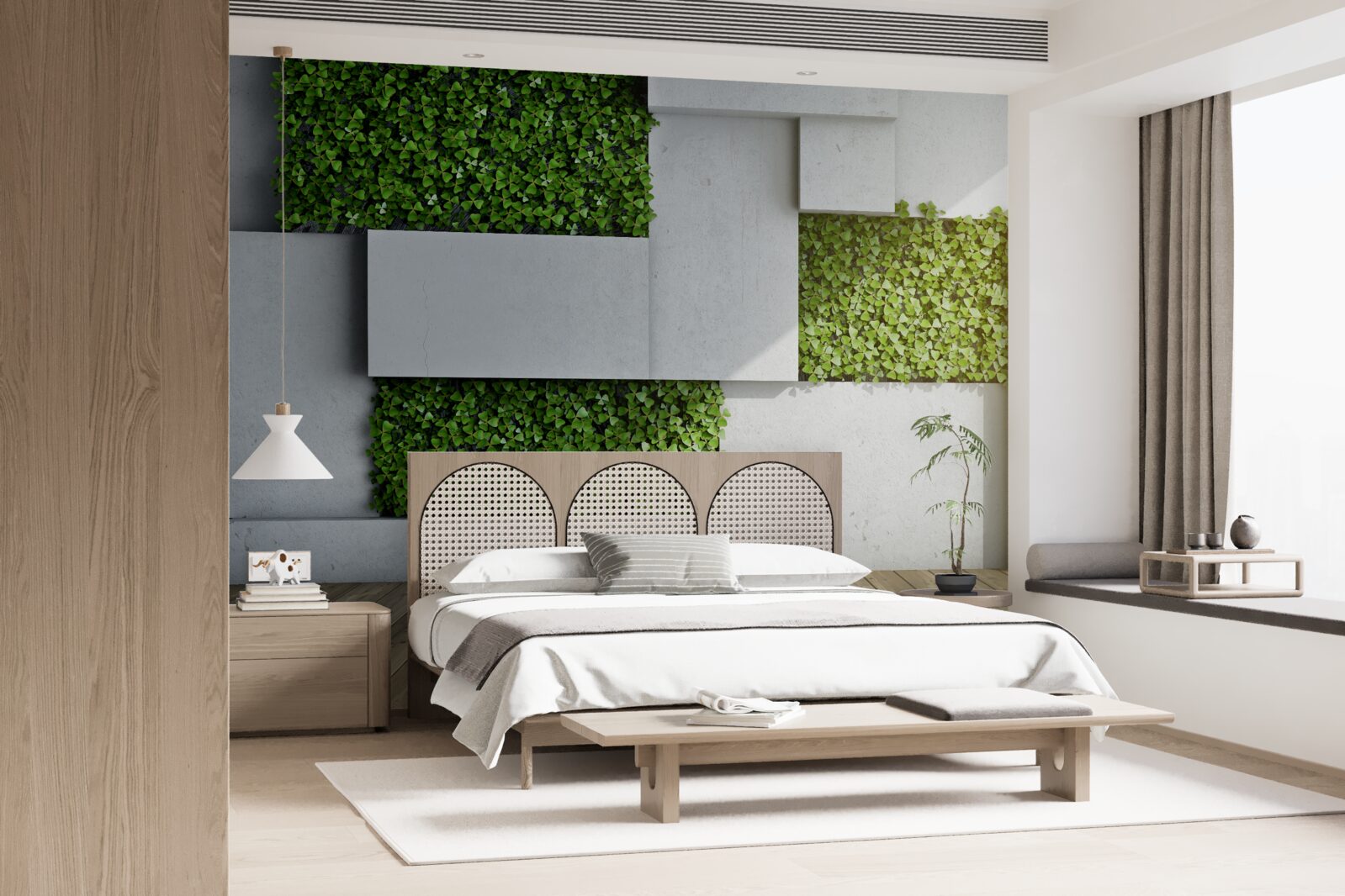 Fototapeta zelená dekorácia na stenu