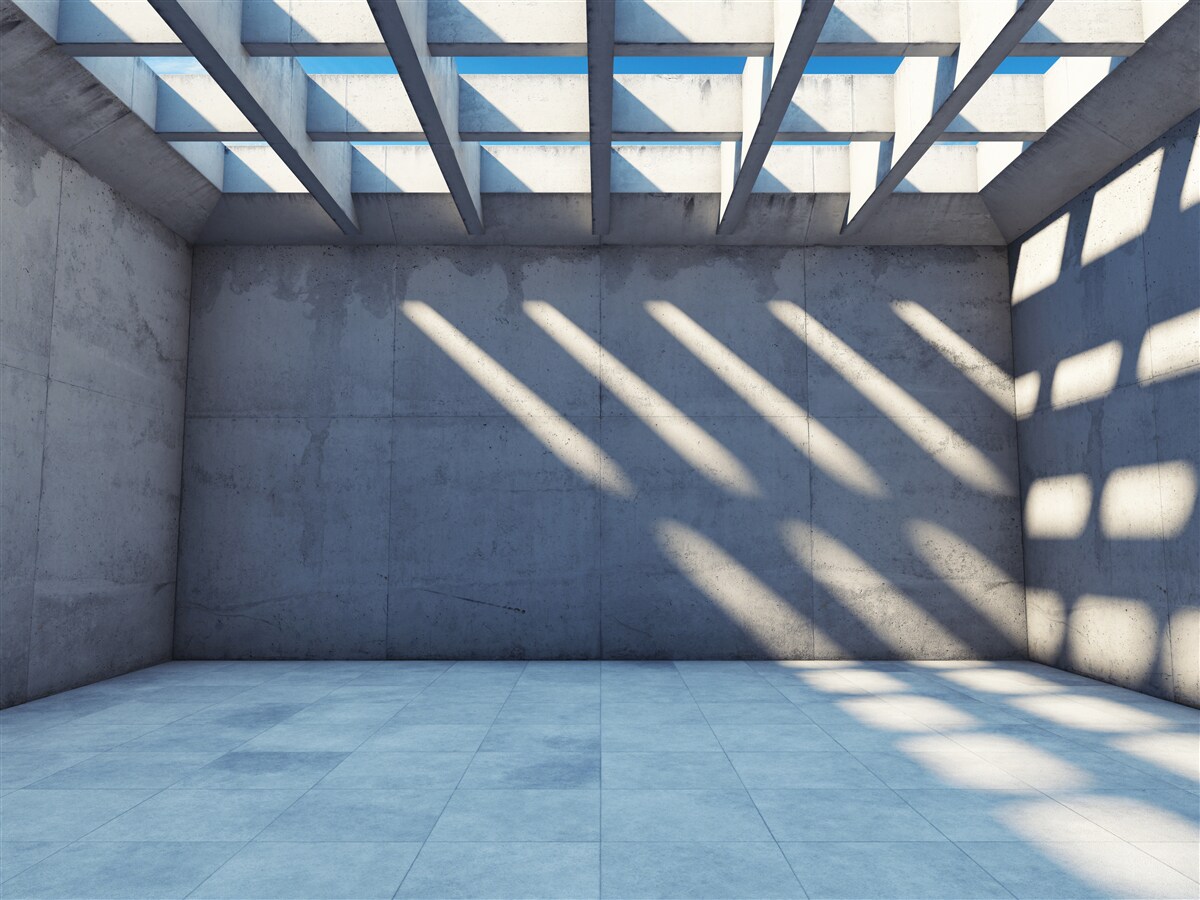 Fototapeta sieťovaný strop so štvorcovým vzorom a priehľadnosťou