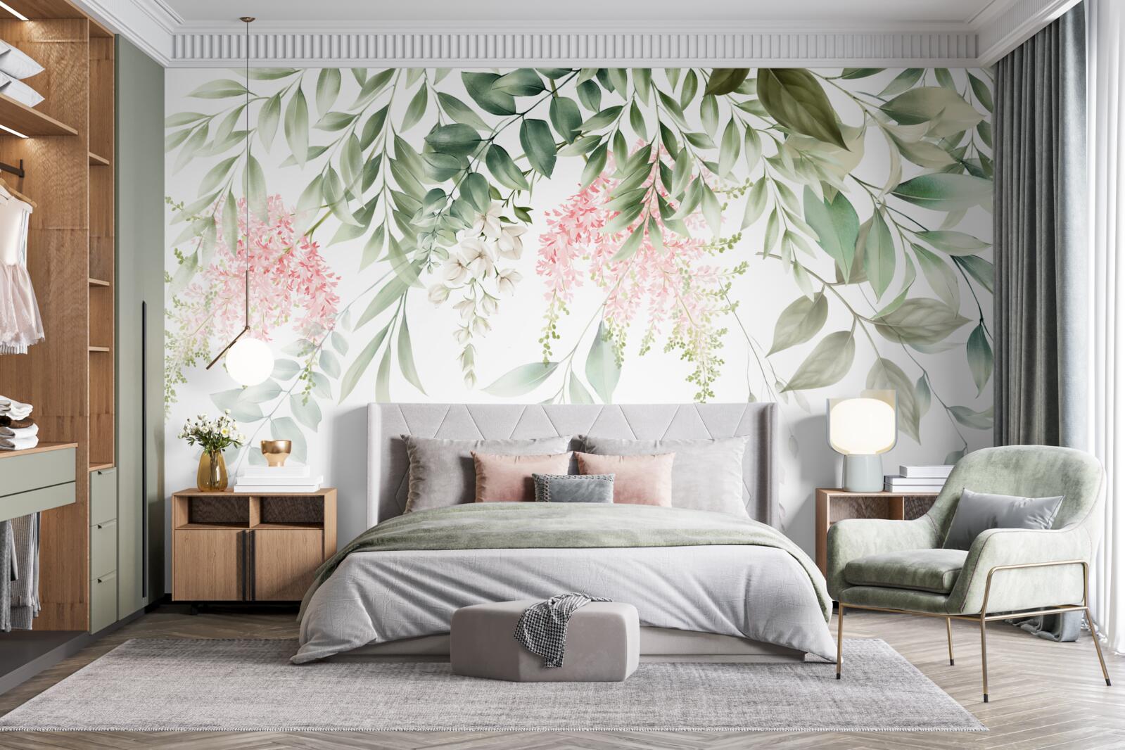 Fototapeta visiace tropické rastliny