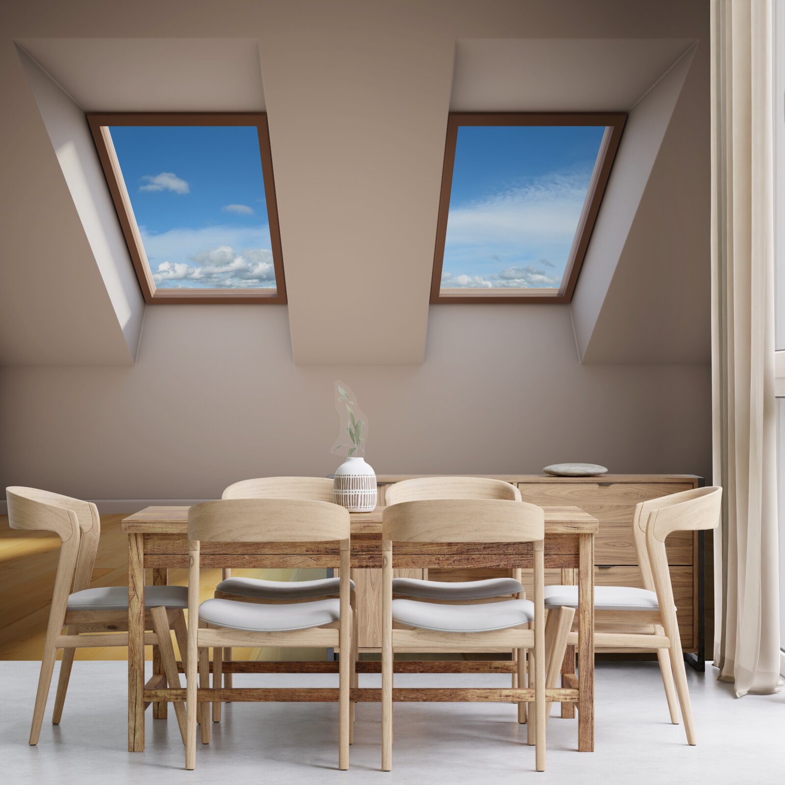 Fototapeta najvyššej úrovni s výhľadom na oblohu