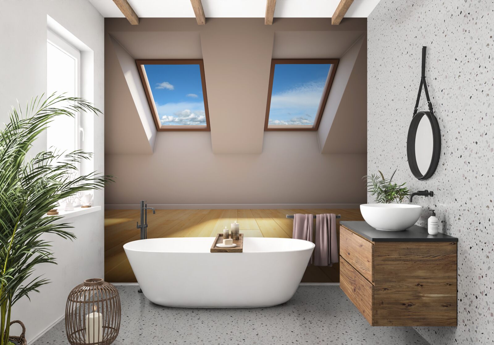 Fototapeta najvyššej úrovni s výhľadom na oblohu