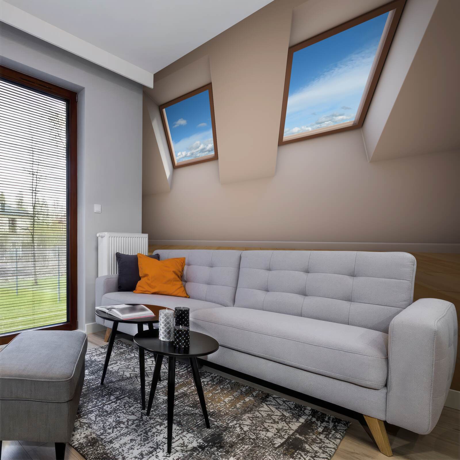 Fototapeta najvyššej úrovni s výhľadom na oblohu