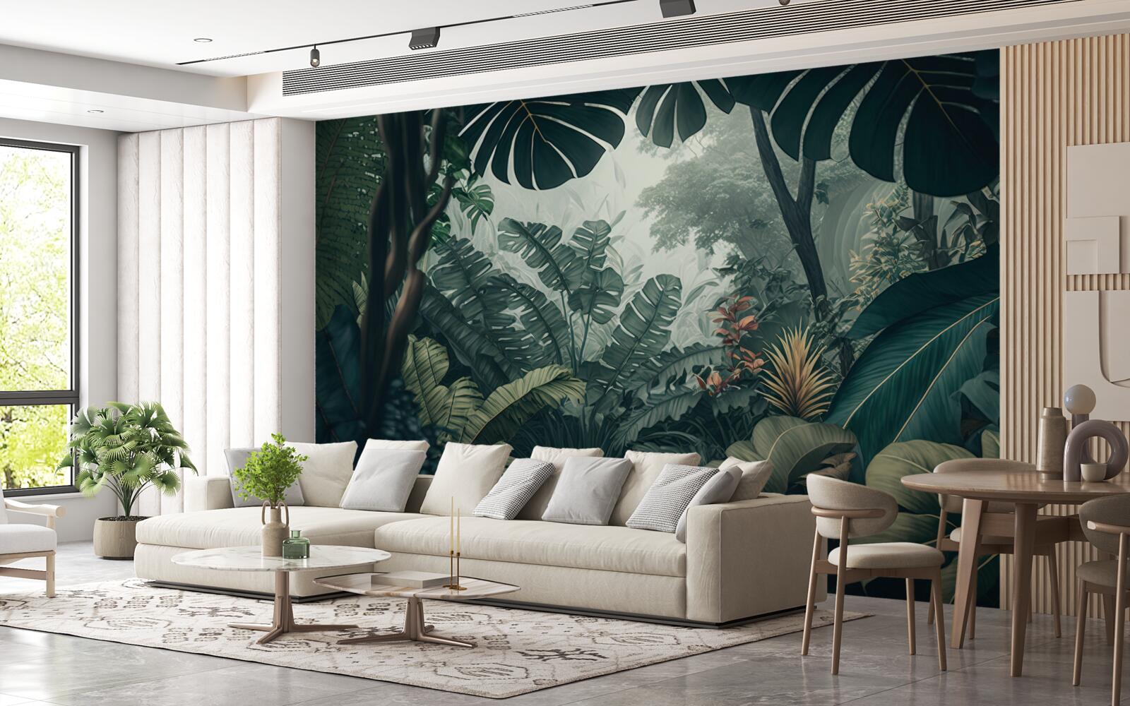 Fototapeta bujná tropická vegetácia